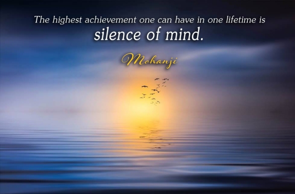 Mohanji quote - The highest achievement .