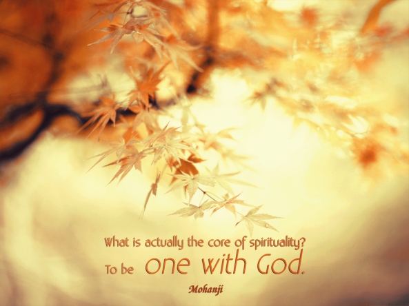 Mohanji quote - What is actually the core of spirituality 1